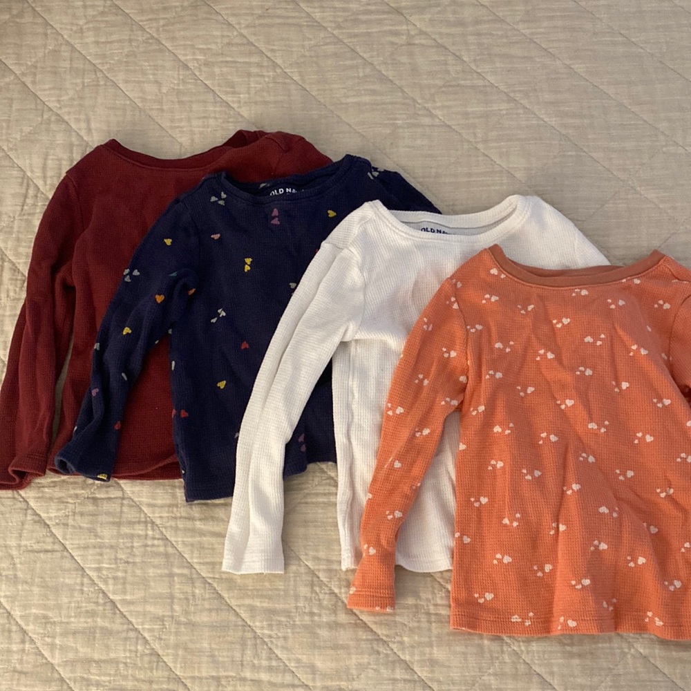 Girls thermal knit long sleeve set - old navy
